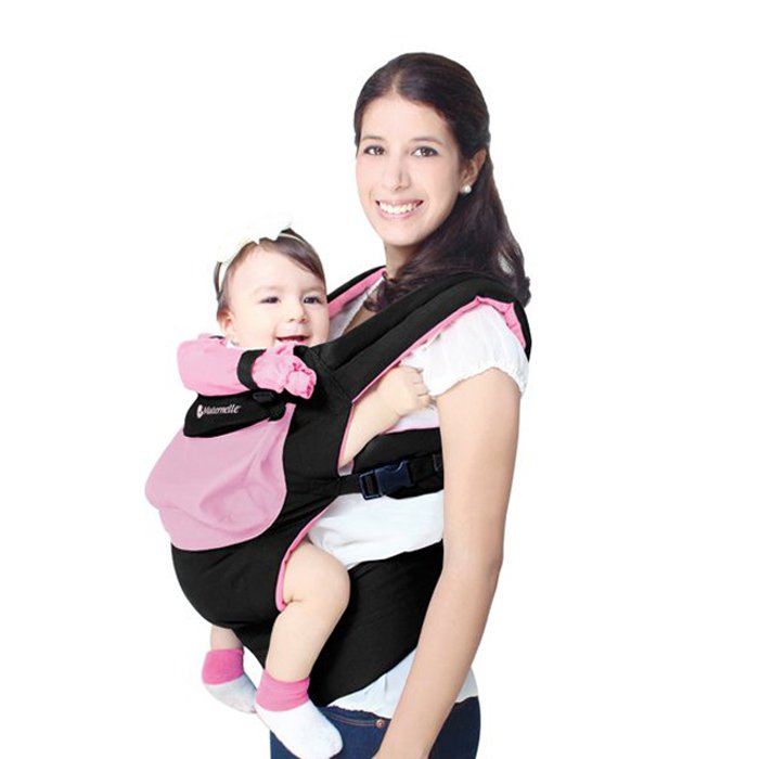 MATERNELLE CANGURO ERGONOMICO 4 EN 1 (TIPO MOCHILA) - ROSADO