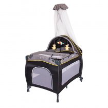 Cuna Corral Mecedora Sally Naranja