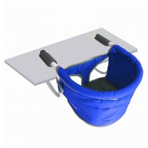 Silla de Comer Portátil Azul