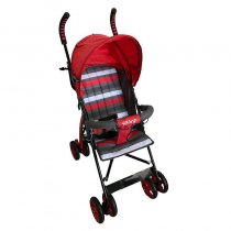 Coche Baston Negro/Rojo