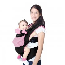 MATERNELLE CANGURO ERGONOMICO 4 EN 1 (TIPO MOCHILA) - ROSADO