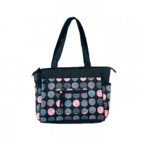 AD SUTTON PAÑALERA BABY ESSENTIALS - NEGRO/ROSADO