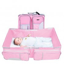 Bolso Convertible en Cuna Rosado