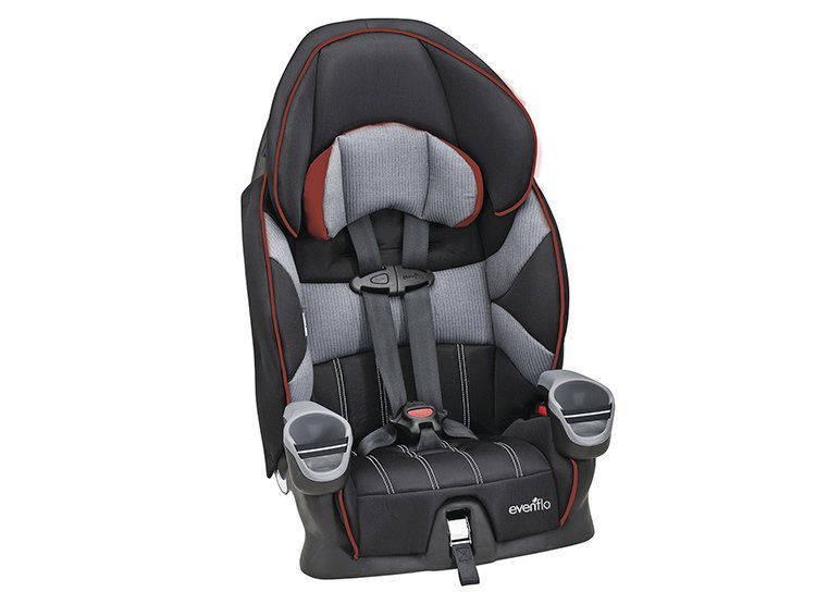 Evenflo Silla De Auto Maestro Wesley - Negro/Rojo/Gris