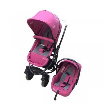 BABY KITS COCHE TRAVEL SYSTEM 5040 PRIMA PLUS - ROSADO