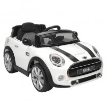 Auto a Batería Mini 6v Blanco Auto a Batería Mini 6v Blanco