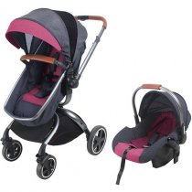 BABY KITS COCHE TRAVEL SYSTEM FUCSIA BABY KITS COCHE TRAVEL SYSTEM FUCSIA