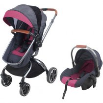 BABY KITS COCHE TRAVEL SYSTEM FUCSIA