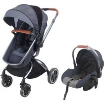 BABY KITS COCHE TRAVEL SYSTEM GRIS OSCURO