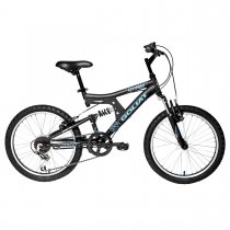 Bicicleta Sierra Aro 20 D/Susp Negro/Azul Bicicleta Sierra Aro 20 D/Susp Negro/Azul