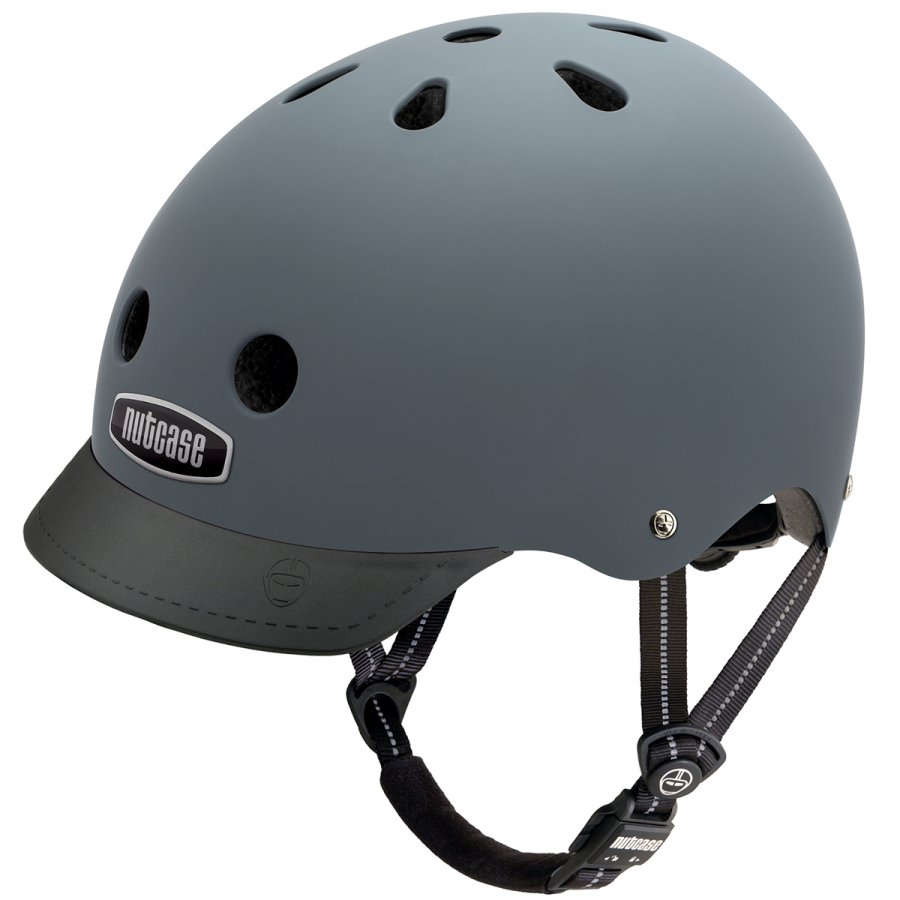 NUTCASE CASCO STREET SHARK SKIN S - GRIS MATE NUTCASE CASCO STREET SHARK SKIN S - GRIS MATE