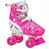 ROLLER DERBY PATINES REGULABLES TRAC STAR GIRL L TALLA 33-37- BLANCO